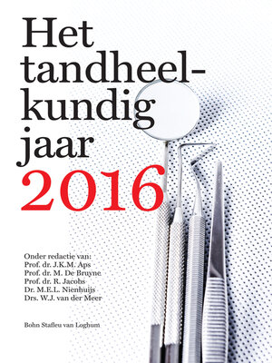 cover image of Het tandheelkundig jaar 2016